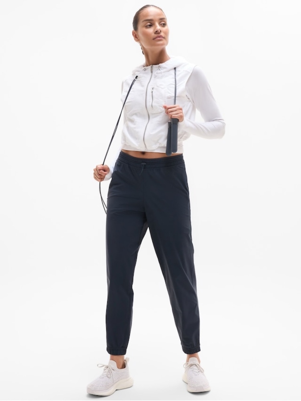 NWT Athleta 'Crosstrain' High Rise Jogger Pant in Eclipse (Dark Navy) XXS - $109